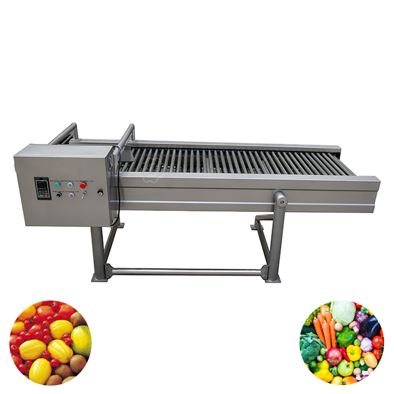 Rolling bar conveyor screening machine