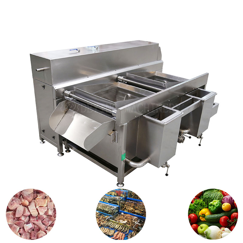 Double Slot Vegetable Washing Machine